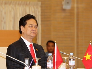 Thủ tướng Nguyễn Tấn Dũng tham dự phiên họp kín của Hội nghị Thượng đỉnh các nước Tiểu vùng sông Mekong mở rộng lần thứ 4 (GMS 4). (Ảnh: Đức Tám/TTXVN)