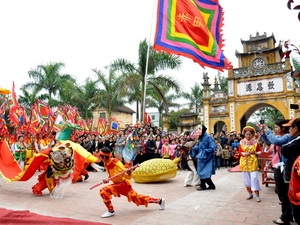 Một lễ hội tại Bắc Ninh. (Ảnh: TTXVN)