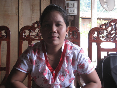 Hồ Thị Thoi, nữ Phó Bí thư Đảng ủy xã Trọng Hóa