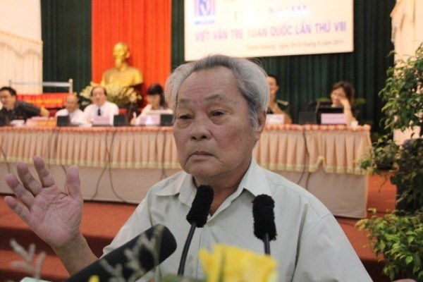 Nhà văn Nguyễn Quang Sáng (Ảnh: Nguyễn Đình Toán)