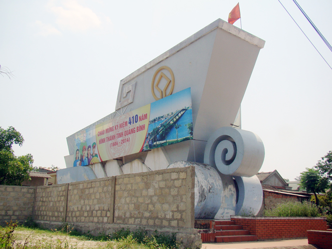 Biểu tượng Quảng Bình nơi vùng đất giáp ranh.