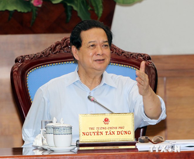 Thủ tướng Nguyễn Tấn Dũng. (Ảnh: Đức Tám/TTXVN)