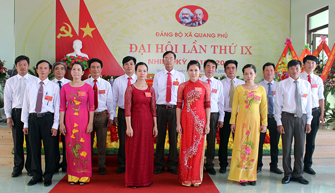 BCH Đảng bộ xã Quang Phú nhiệm kỳ 2015-2020.