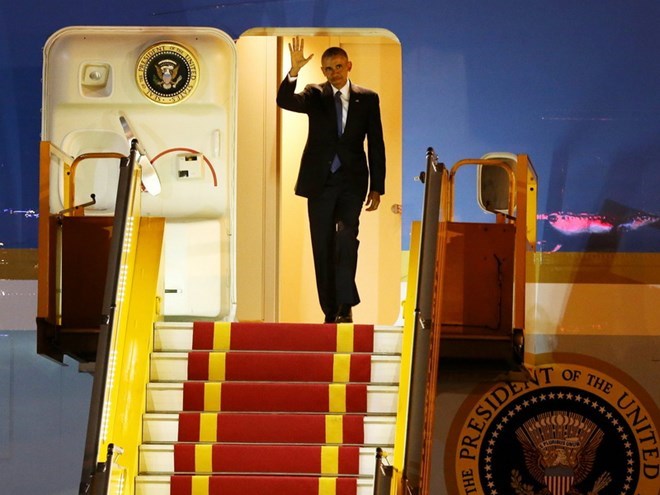 Tổng thống Mỹ Barack Obama chính thức thăm Việt Nam. (Nguồn: AP)