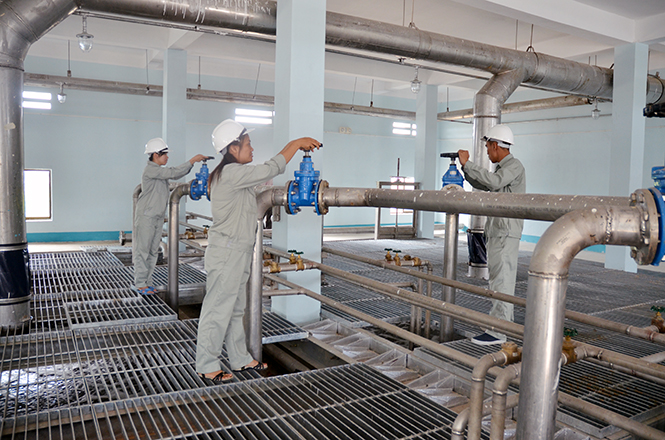 Nhà máy xử lý nước thải Đức Ninh.