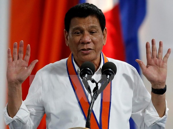 Mỹ cân nhắc các đề xuất điều chỉnh quan hệ của Philippines sau các phát biểu mâu thuẫn của ông Rodrigo Duterte. (Nguồn: EPA/TTXVN)