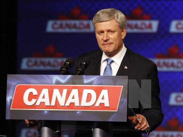 Cựu Thủ tướng Canada Stephen Harper. (Nguồn: AFP/TTXVN)
