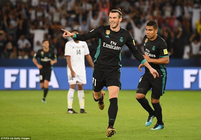 Gareth Bale giúp Real Madrid vào chung kết FIFA Club World Cup. (Nguồn: Getty Images)