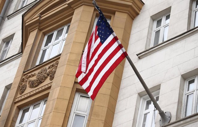 Đại sứ quán Mỹ tại Moskva. (Nguồn: The Moscow Times)