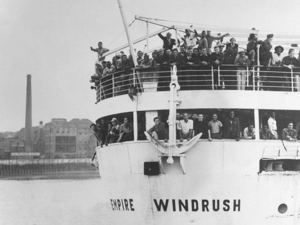 Con tàu đưa người di cư đến Anh năm 1948. (Nguồn: Getty)
