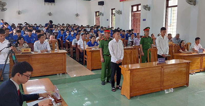 Tổ chức phiên tòa giả định phổ biến, giáo dục pháp luật tại xã Đức Ninh (TP. Đồng Hới)