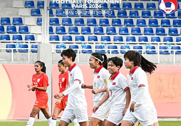 Vòng loại Olympic 2024: Đội tuyển Nữ Việt Nam có được 3 điểm đầu tiên