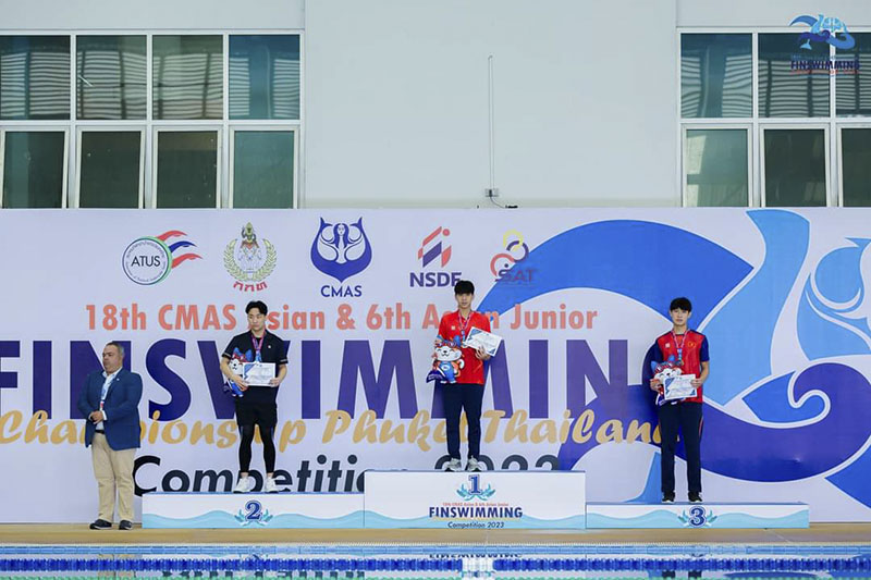 Vận động viên của thể thao Quảng Bình đoạt 5 huy chương vàng tại giải lặn vô địch trẻ châu Á