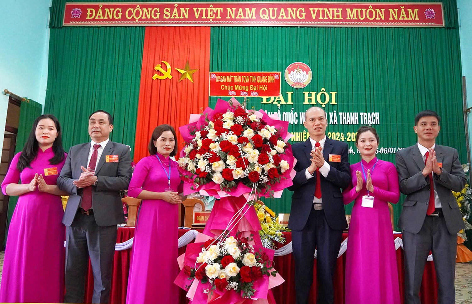 Bố Trạch: Tổ chức thành công đại hội điểm Mặt trận Tổ quốc Việt Nam xã Thanh Trạch, nhiệm kỳ 2024-2029