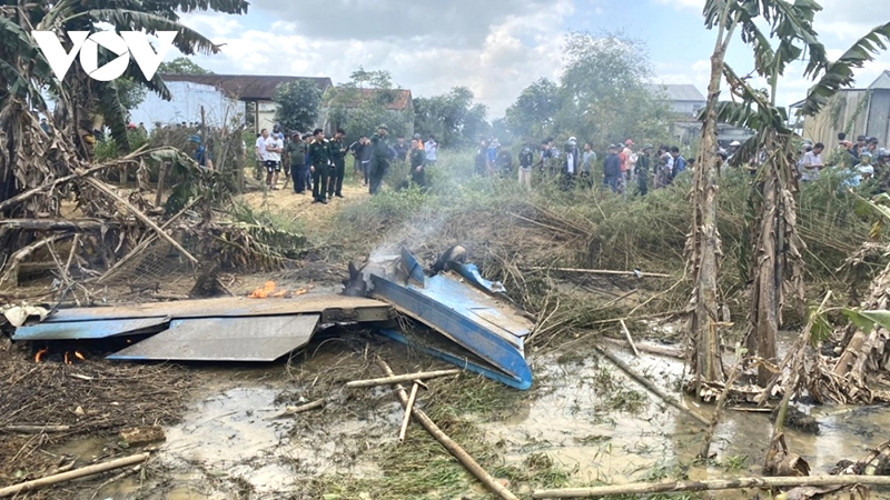Bộ Quốc phòng thông tin chính thức về vụ máy bay quân sự rơi ở Quảng Nam