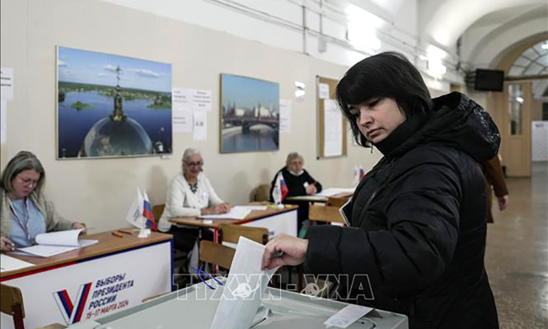 Hơn 1.000 quan sát viên nước ngoài giám sát bầu cử Tổng thống Nga