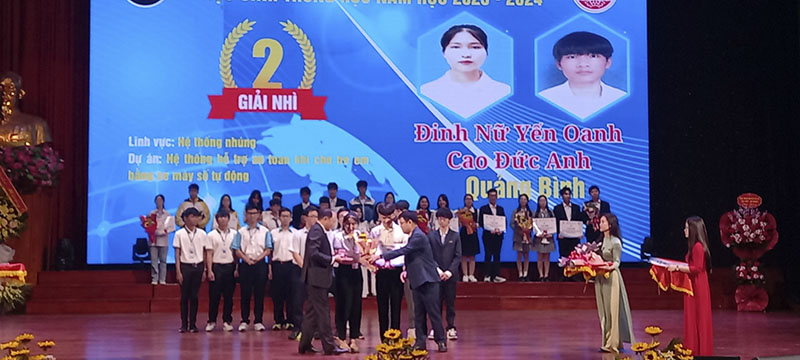 Học sinh Quảng Bình tạo dấu ấn tại cuộc thi Khoa học, kỹ thuật cấp quốc gia