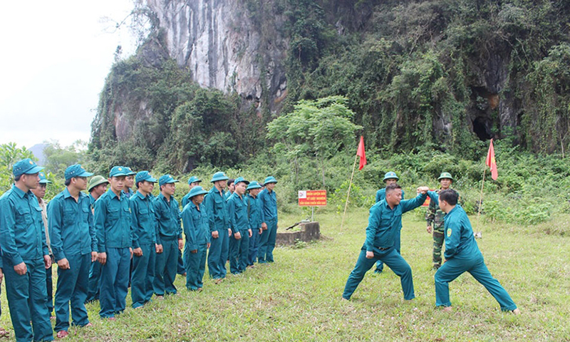 Lực lượng vũ trang tỉnh: Huấn luyện đúng phương châm, sát địa bàn