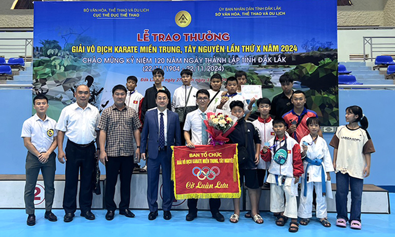 Quảng Bình giành 15 huy chương tại giải vô địch Karate miền Trung-Tây Nguyên