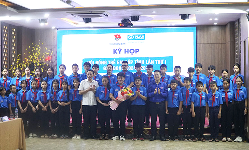 Kỳ họp lần thứ I Hội đồng trẻ em tỉnh Quảng Bình, giai đoạn 2024-2027