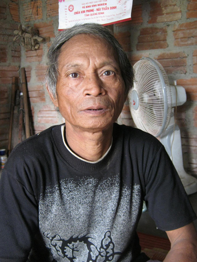 Già làng Hồ Xoan của bản Lâm Ninh (Trường Xuân, Quảng Ninh).