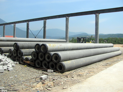 Sản phẩm của Nhà máy bê tông Minh Đức Quảng Bình