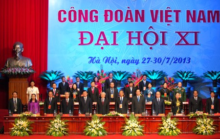 Lễ khai mạc Đại hội XI Công đoàn Việt Nam. Ảnh: VGP/Nhật Bắc
