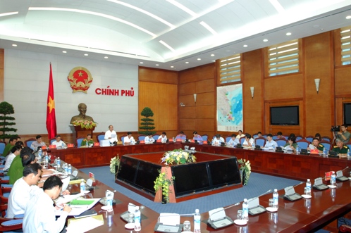 Hội đồng Tư vấn đặc xá đã họp phiên thứ 1 xét duyệt danh sách từng phạm nhân được đề nghị Chủ tịch nước đặc xá vào ngày 2-9-2013. Ảnh VGP/Lê Sơn