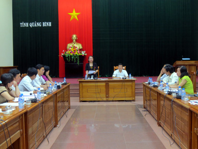 Quang cảnh buổi làm việc