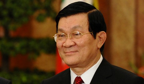 Chủ tịch nước Trương Tấn Sang.