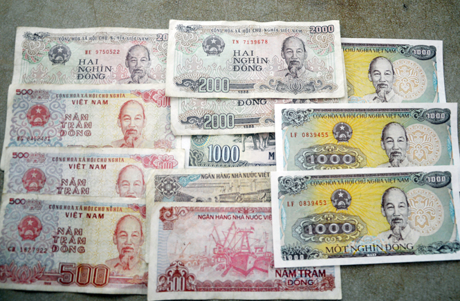 NHNN chỉ cho phép đưa các loại tiền từ 2.000 đồng trở xuống đã qua sử dụng vào lưu thông.