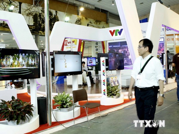 Gian hàng của VTV tại Telefilm 2013. (Ảnh minh họa: Minh Tú/TTXVN)