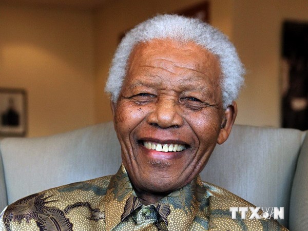 Cố Tổng thống Nam Phi Mandela. (Nguồn: AFP/TTXVN)