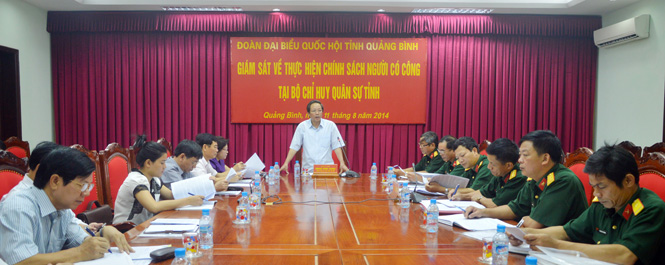 Đồng chí Hoàng Đăng Quang kết luận cuộc giám sát.