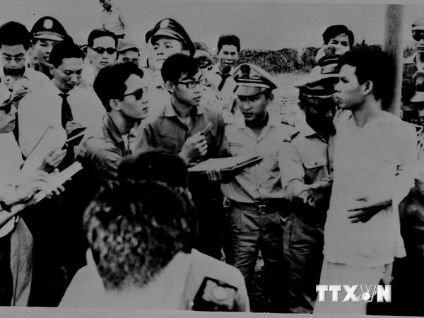 Những phút cuối cùng oanh liệt của Anh hùng Nguyễn Văn Trỗi tại pháp trường Khám Chí Hòa. (Ảnh: Tư liệu TTXVN)