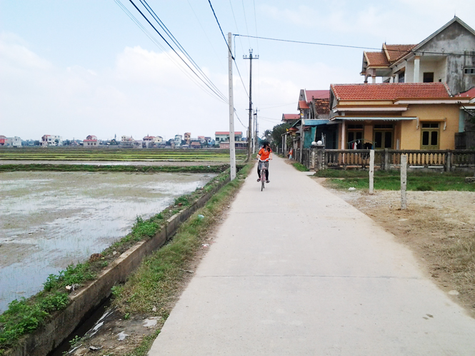 Hệ thống cơ sở hạ tầng trên địa bàn phường Quảng Phong ngày càng khởi sắc.