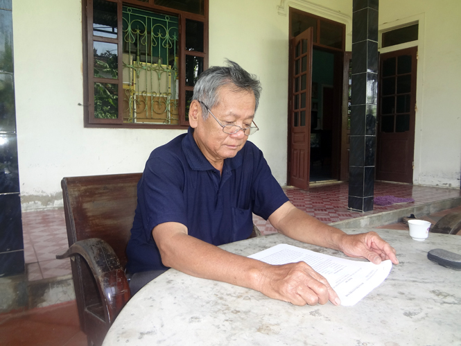 Ông Phan Xuân Hiêm luôn được cán bộ, đảng viên và nhân dân trên địa bàn yêu mến và tin tưởng.
