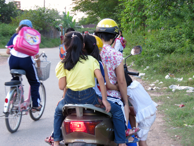 Những hình ảnh dễ dàng bắt gặp tại các trường tiểu học trên địa bàn thành phố Đồng Hới