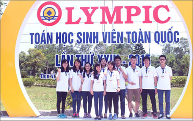   Học sinh tham dự Olympic Toán học sinh viên và học sinh toàn quốc năm 2015 (ảnh: Internet)