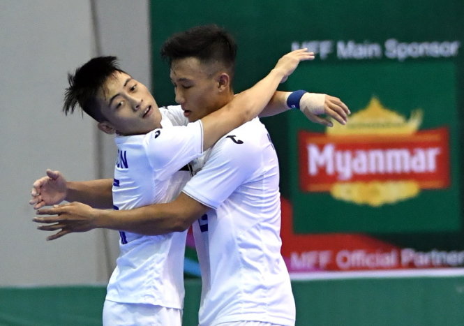 Thái Sơn Nam thắng MIC 4-1 để lọt vào chung kết. Ảnh: TÚ ANH