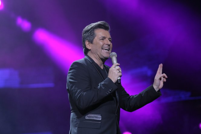 Thomas Anders trình diễn với dáng vẻ trẻ trung, lịch lãm - Ảnh: LAV