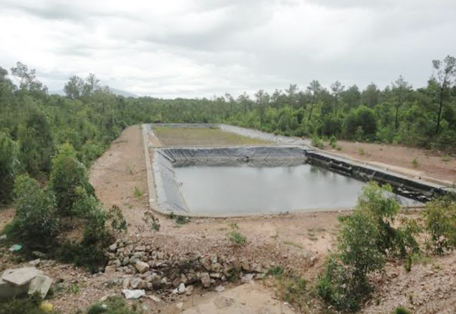 Một khu chôn lấp rác được huyện Lệ Thủy đầu tư xây dựng, góp phần bảo vệ môi trường.