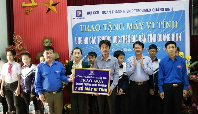 Trường THCS Bảo Ninh không cò lo lắng về thiếu máy vi tính cho công tác dạy và học