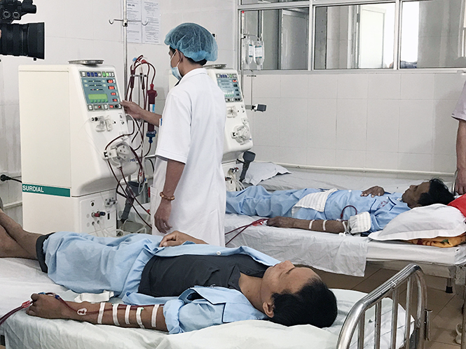 Bệnh viện đa khoa Khu vực Bắc Quảng Bình được trang bị máy móc hiện đại phục vụ khám, chữa bệnh cho người dân.
