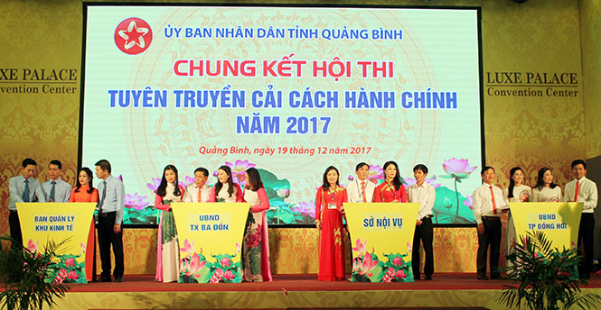 Chung kết hội thi tuyên truyền CCHC tỉnh năm 2017.