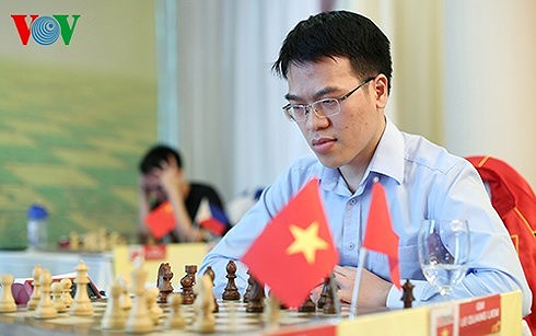  Kỳ thủ Lê Quang Liêm (Elo 2.736) của Việt Nam xếp hạt giống số 1 ở Giải cờ vua quốc tế HDBank 2018.
