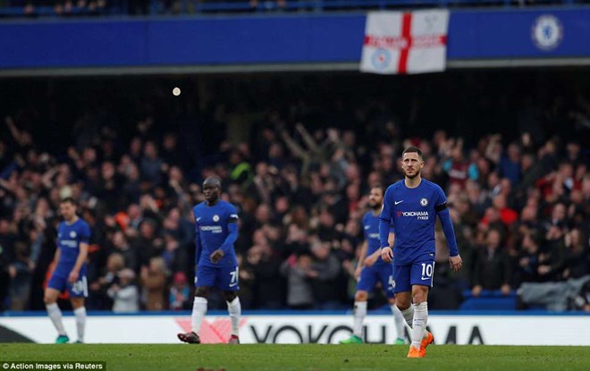  Chelsea ngày càng xa tấm vé dự Champions League mùa tới. (Nguồn: Reuters)