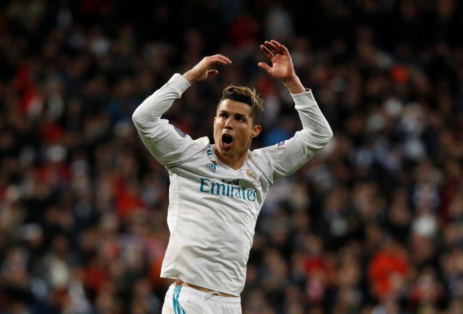  Ronaldo ăn mừng bàn thắng vào lưới Juve. Ảnh: REUTERS