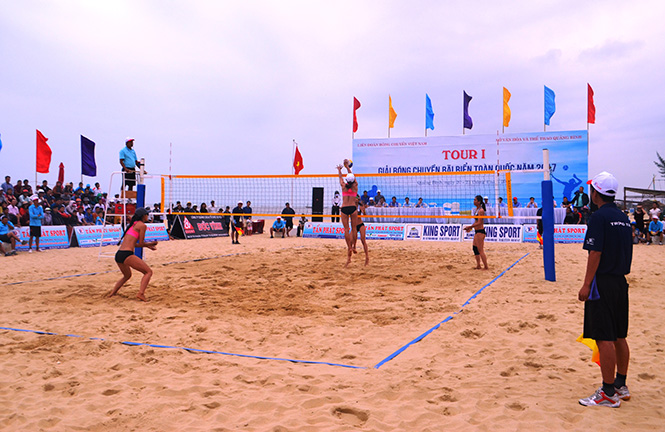  Tour I Giải bóng chuyền bãi biển toàn quốc năm 2017 đã được Quảng Bình đăng cai tổ chức thành công.