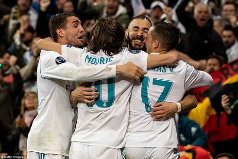 Real đã vượt qua các đội bóng mạnh để lần thứ 16 giành vé vào chơi trận chung kết Champions League/C1 (Ảnh: Getty).